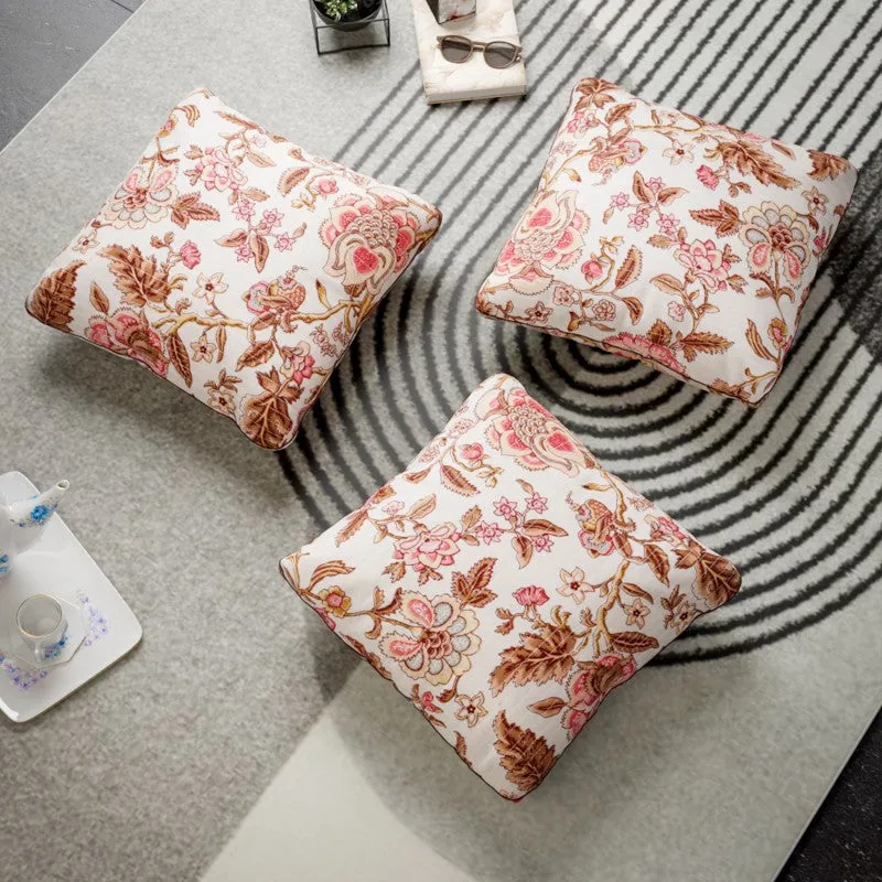Spring Bloom Cotton Cushion Covers - Set Of Three media 4