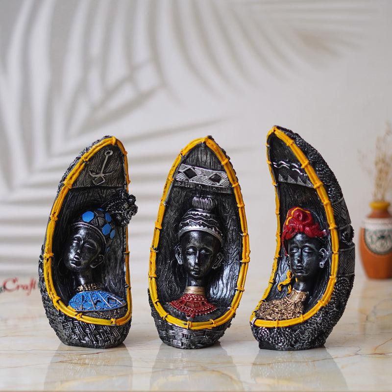 Tribal Tryst Showpiece - Set Of Two