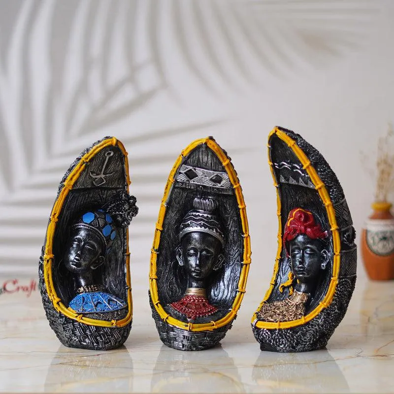 Tribal Tryst Showpiece - Set Of Two media 1
