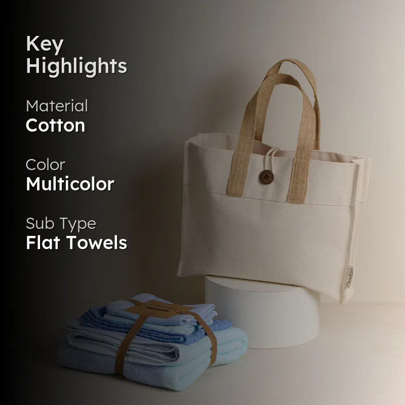 Feather Soft Towel Set & Bag - Five Piece Set media 2