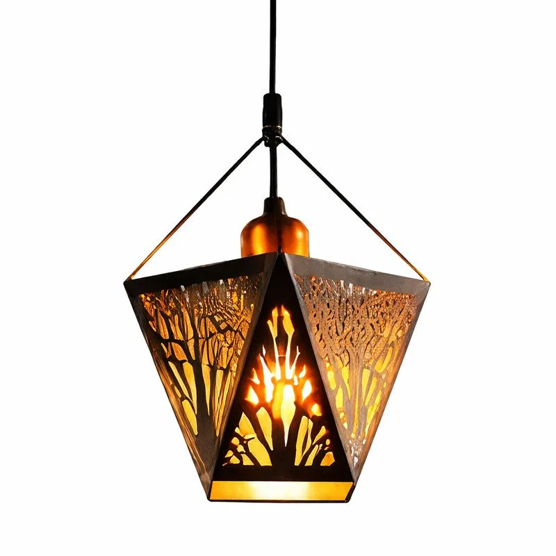 Prism Lantern Metal Ceiling Lamp media 7