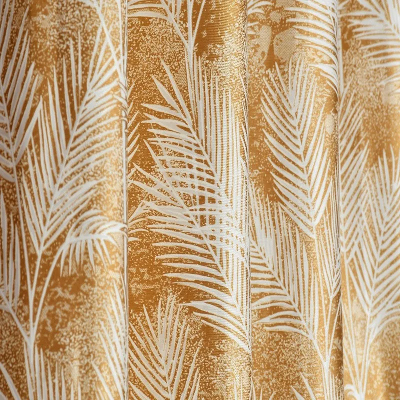 PureShade Printed Curtains (Gold) - Set Of Two media 5