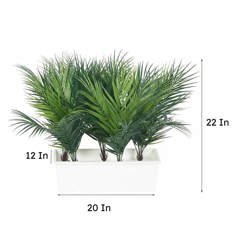 Faux Realtouch Green Areca Palm Plant With Pot - 1.8 Feet media 7