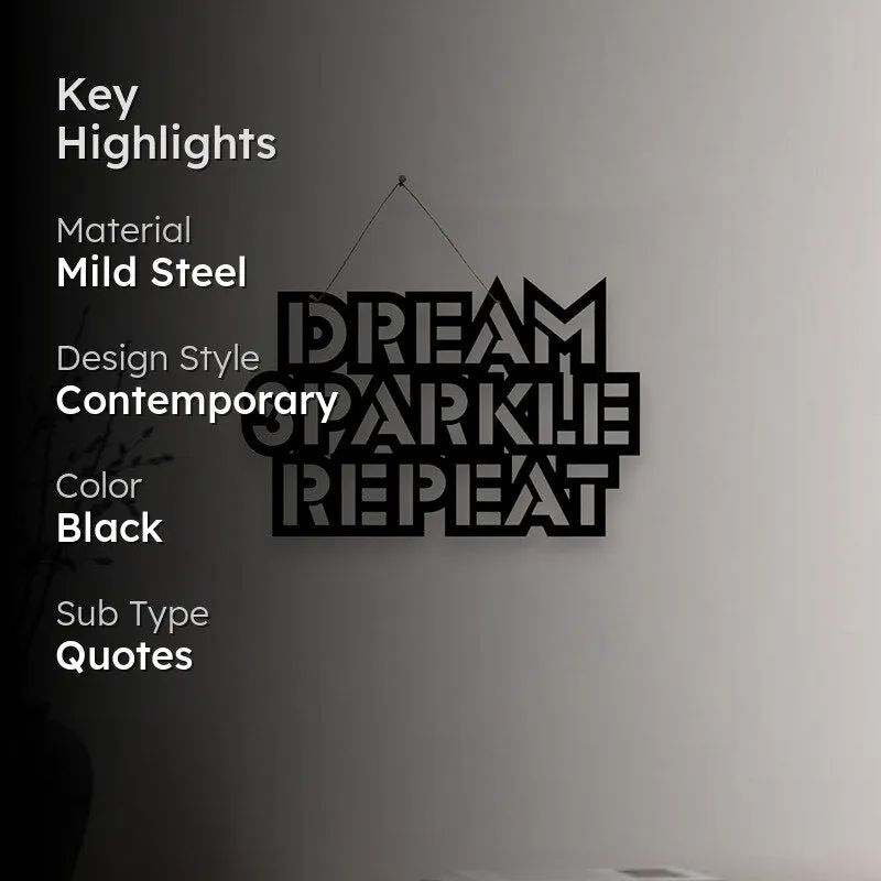 Dream Sparkle Mild Steel Wall Accent media 2