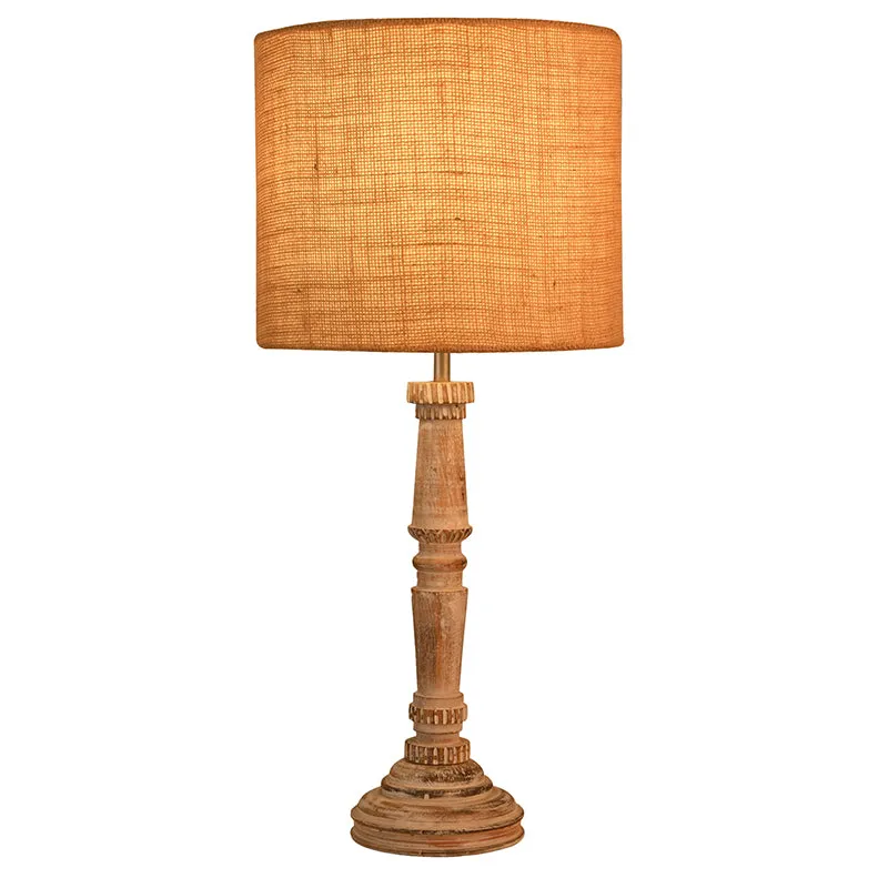 Empira Fabric Table Lamp - Beige media 3