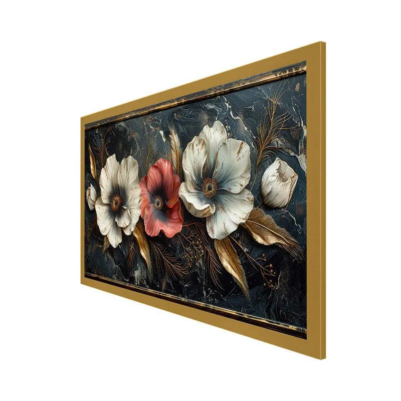 Talitha Floral Wall Painting With Frame media 6
