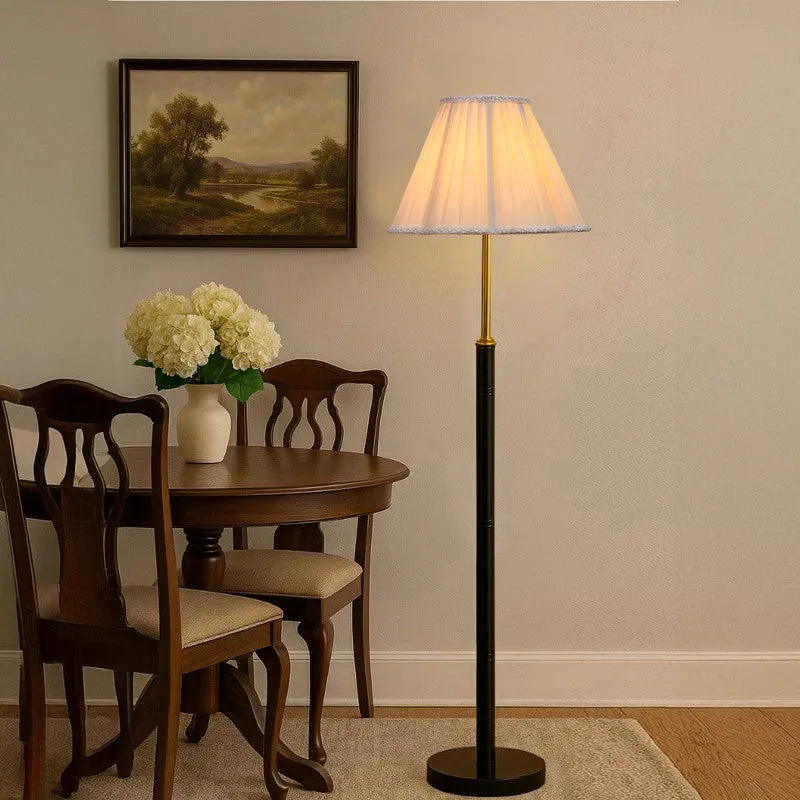 Arctic Beam Wooden Floor Lamp - White media 3