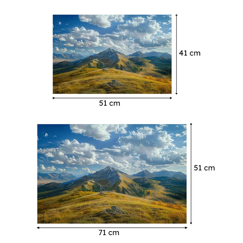 Clifftop Skies Canvas Wall Painting media 7