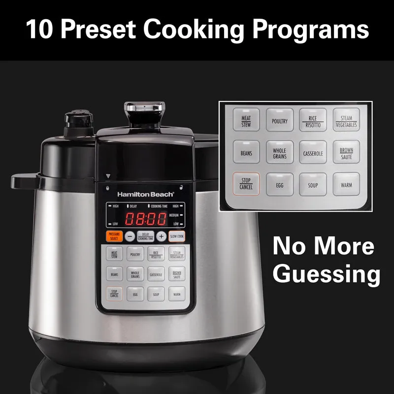 Hamilton Beach Electric Pressure Cooker - 5.7 L media 5
