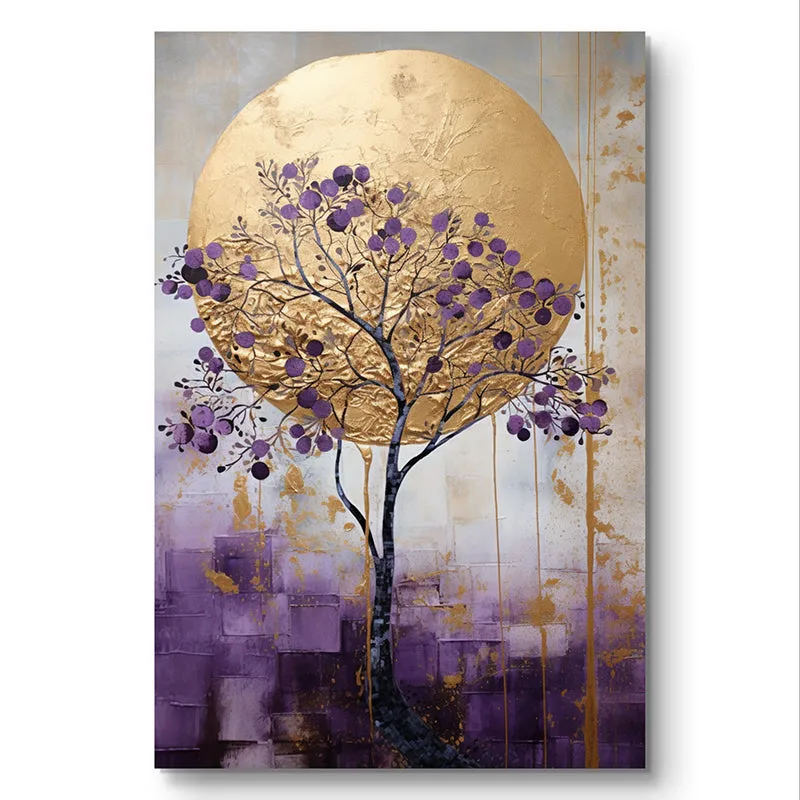 Purple Night Wall Painting media 3
