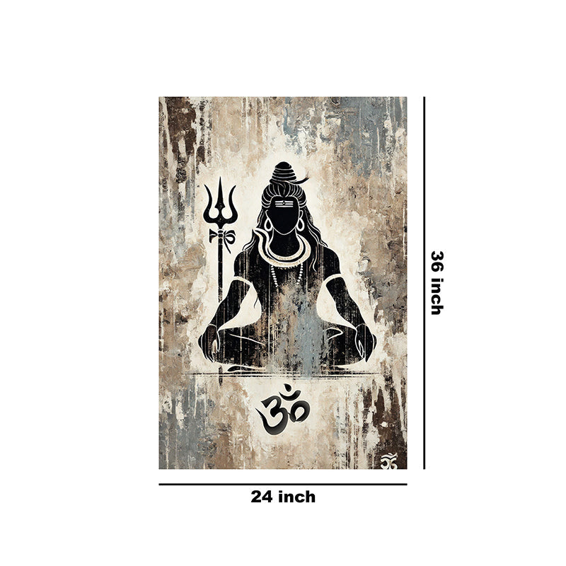 The Trance Of Shiva Poly Canvas Wall Painting media 9