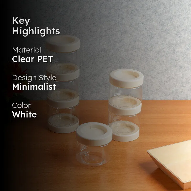 PureSeal White Clear PET Container - Set of Six media 2