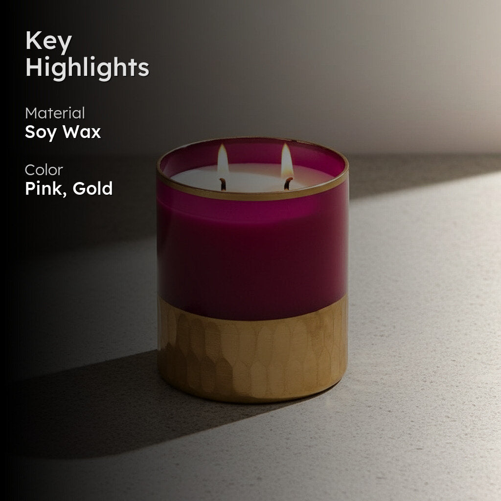 Mogra Scented Votive Candles - Set Of Two media 3
