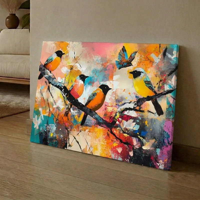 Vibrance Of Birds I Canvas Wall Art media 1