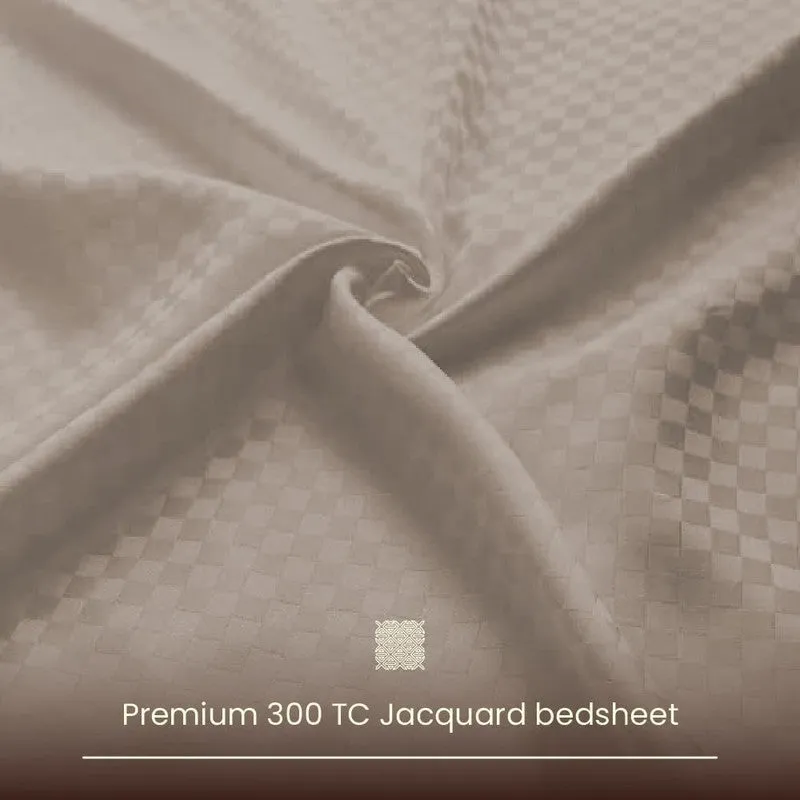 Urban Space Pastel Bliss Cotton Bedsheet (Brown) - 300 TC media 7