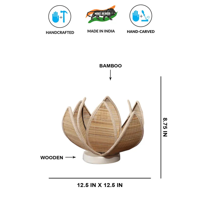 Bralia Bamboo Rose Table Lamp - Beige media 7