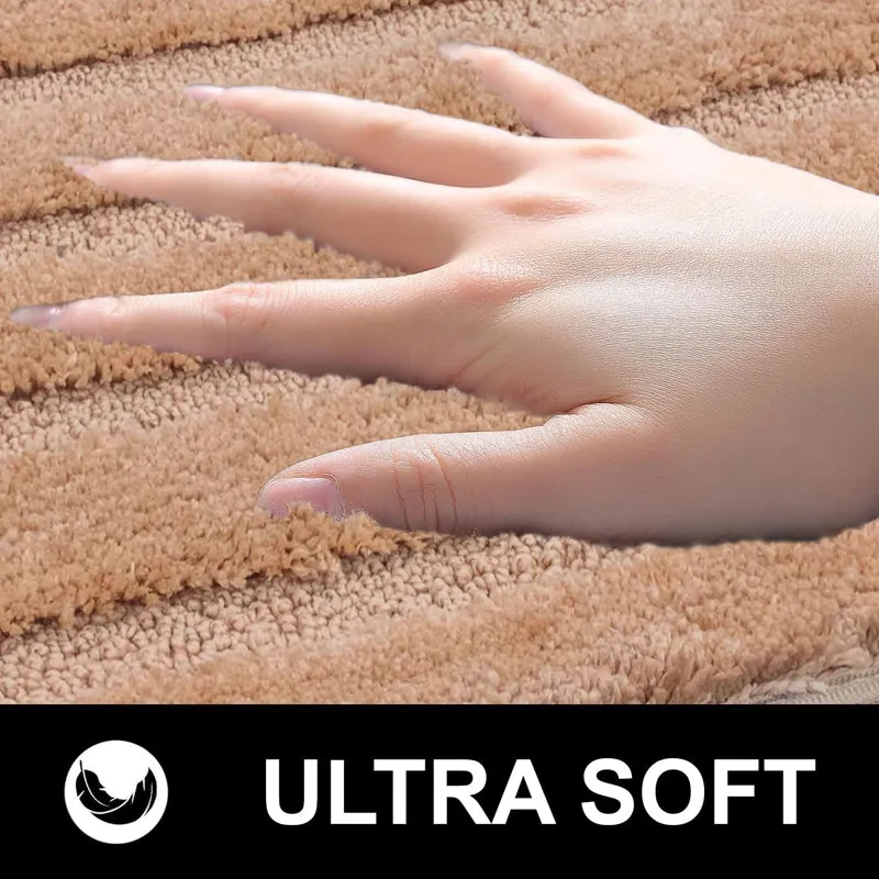 Luxe Classic Bath Mat - Taupe media 4