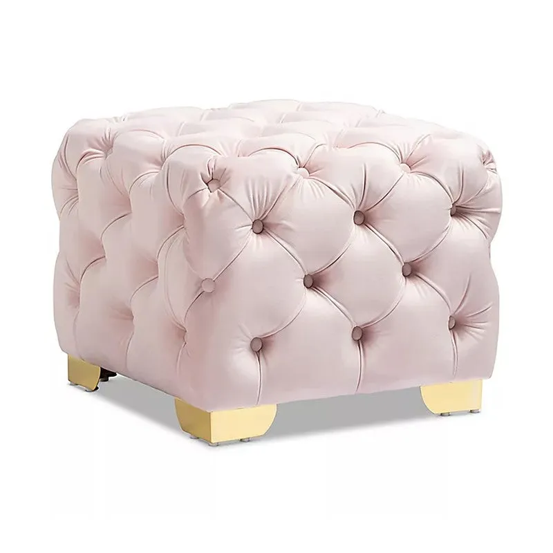 Averon Pluffa Ottoman - Pink media 3