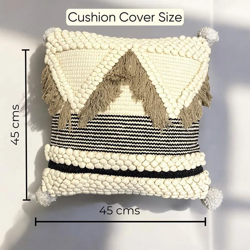 Wild Weave Tufted Cotton Cushion Cover media 7