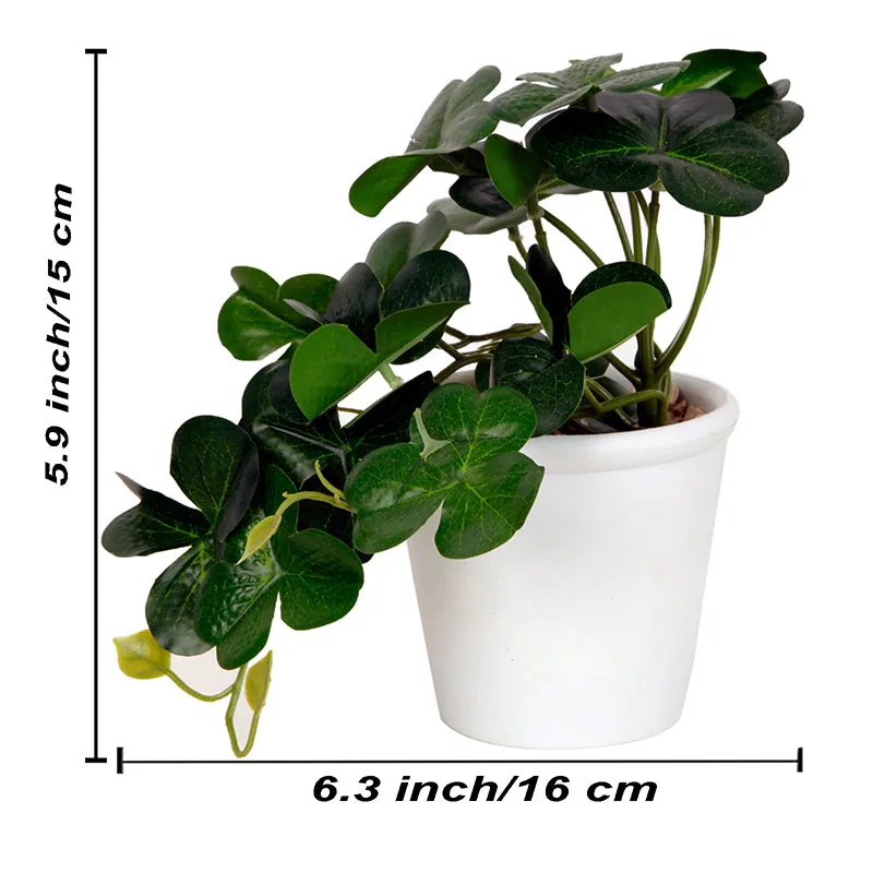 Mori Artificial Plant With Black Plastic Pot media 4