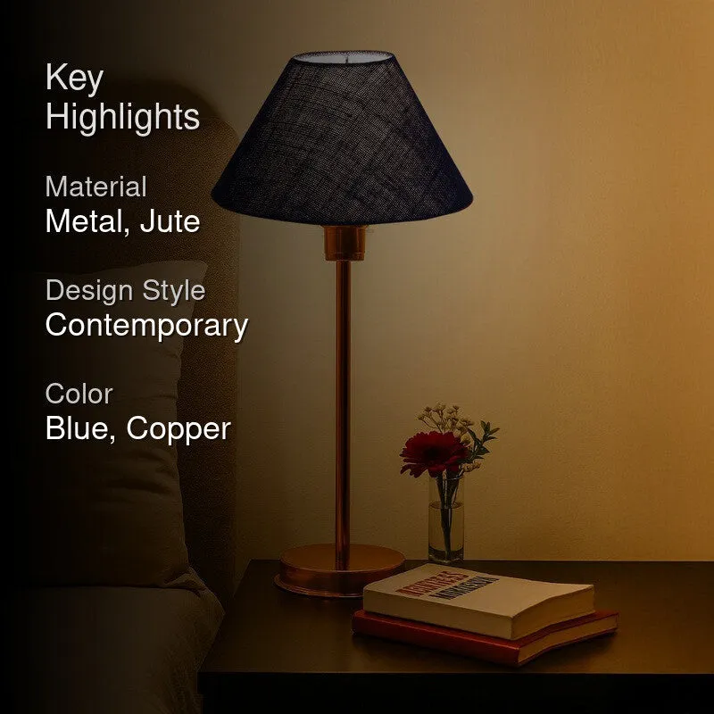 Kavira Nyxo Metal Table Lamp - Blue media 2