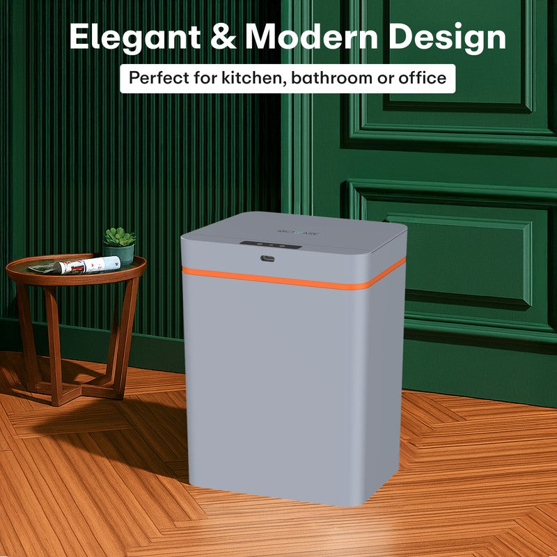 Rioware TallLine Modern Laundry Basket - Grey media 4
