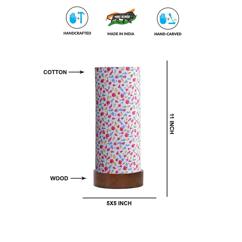 Color Splash Jaala Tower Wooden Table Lamp - Multicolor media 8