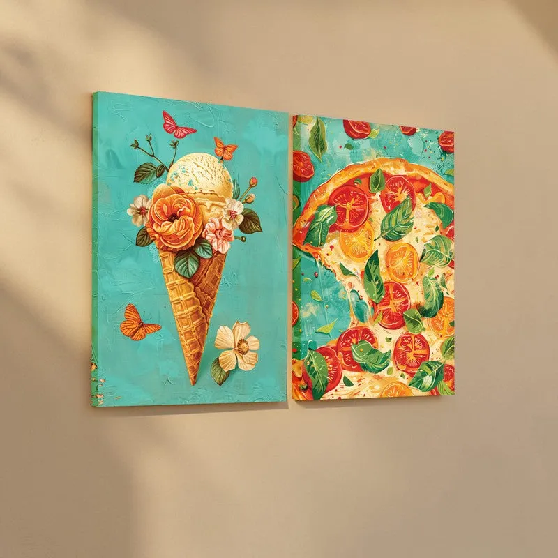 SweetChilli Bite Canvas Wall Art - Set of Two media 5