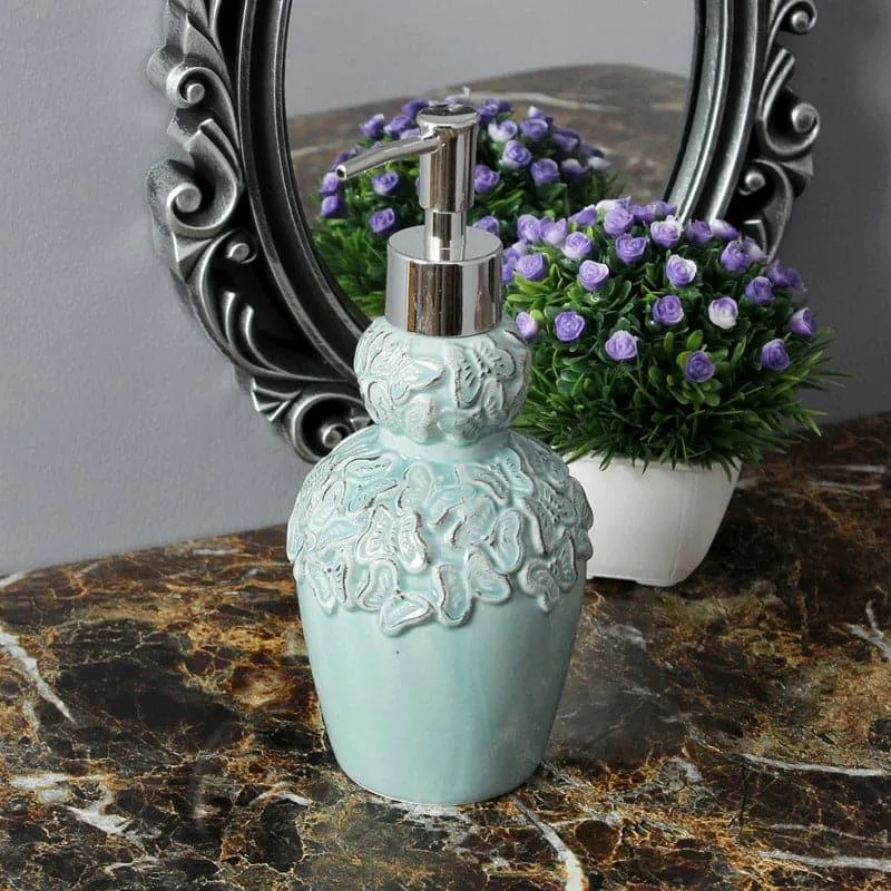 Floral Luxe Soap Dispenser - Turquoise media 3