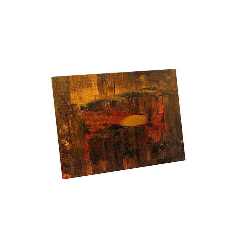 Rusty Abstract Canvas Wall Painting - Gallery Wrap media 3