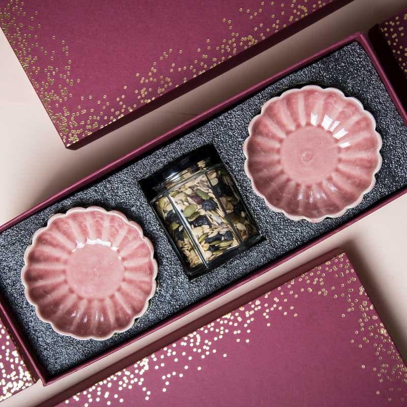 Coral Crush Bowl Gift Box - Set Of Three media 3