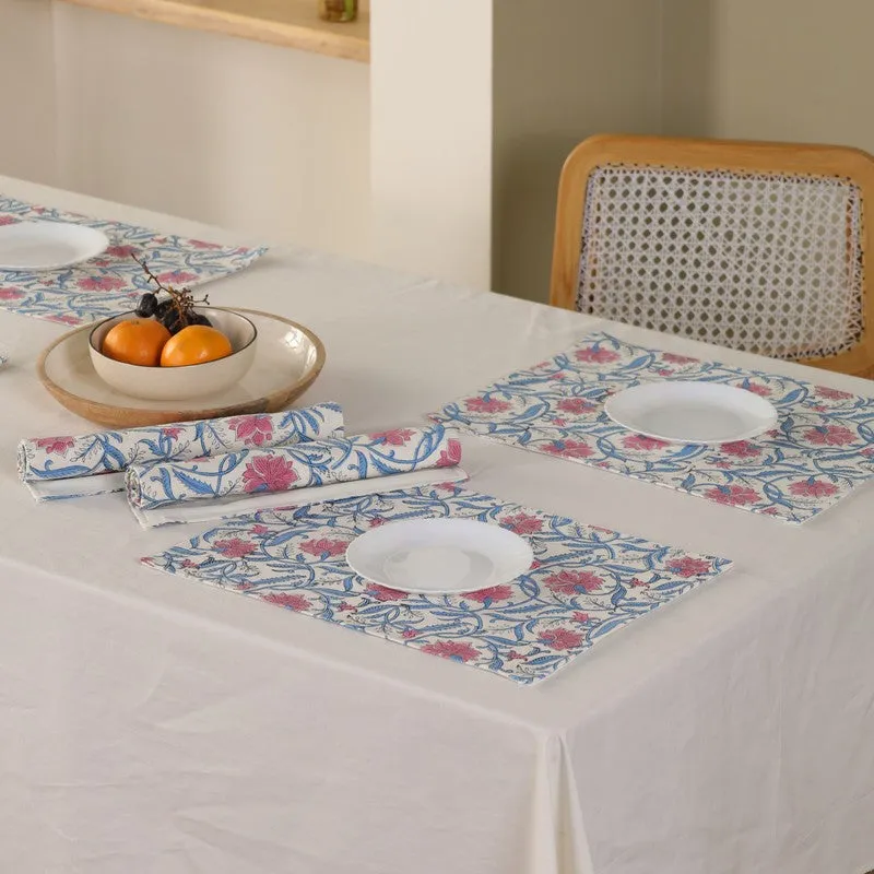 Petal Whisper Canvas Table Mats - Set Of Two media 4