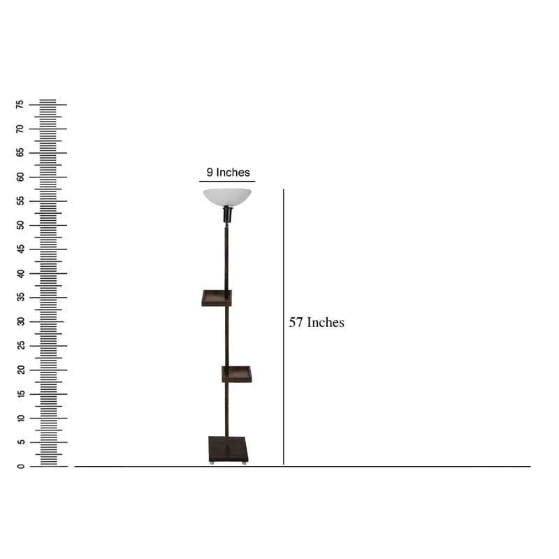 Corvina Hiro Floor Lamp With Shelf media 7