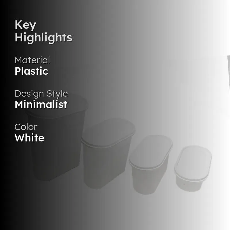 Corey White Storage Conatiners (2800 mL/1800 mL/1200 mL/650 mL) - Set Of Four media 2