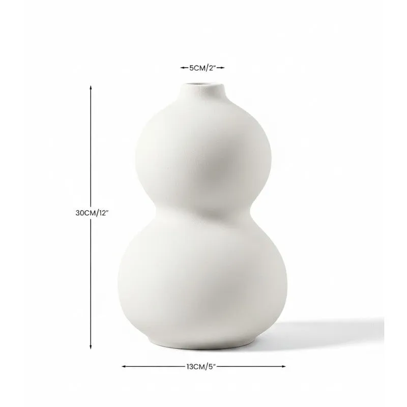 Soft Pebble Stacked Ceramic Vase media 11