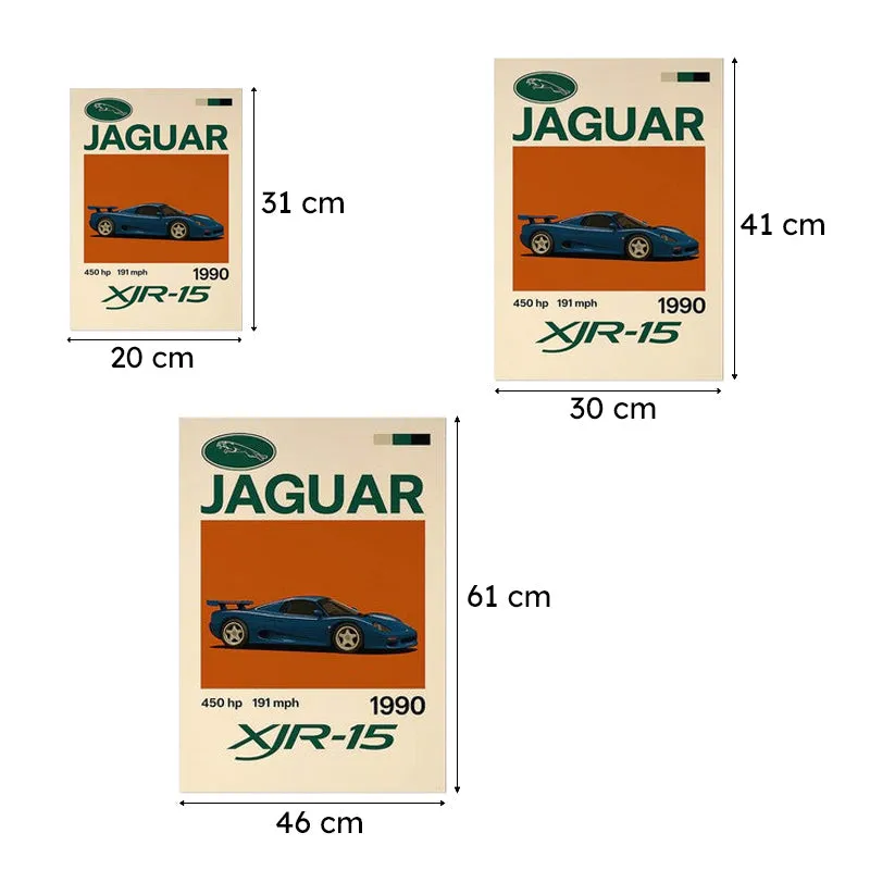 Jaguar XJR-15 Wall Poster media 9
