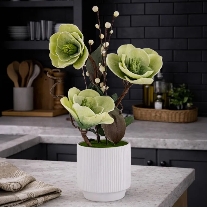 AarviDecor Verdant Bloom Foam Artificial Plants media 4