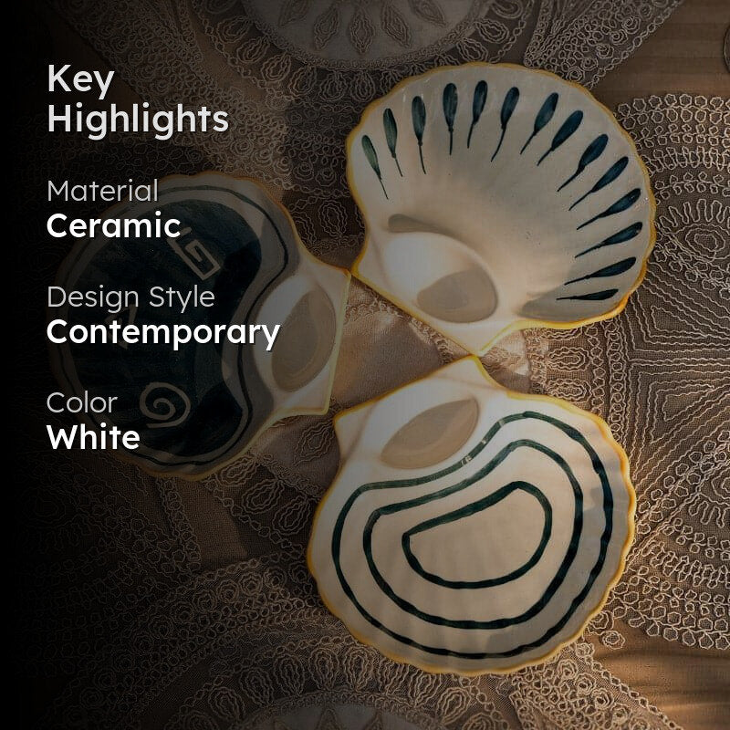 Sea Dive Ceramic Chip & Dip Platter - Set of Three media 2
