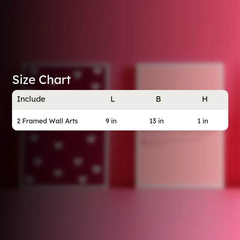 Be My Valentine Paper Wall Art - Set Of Two media 5