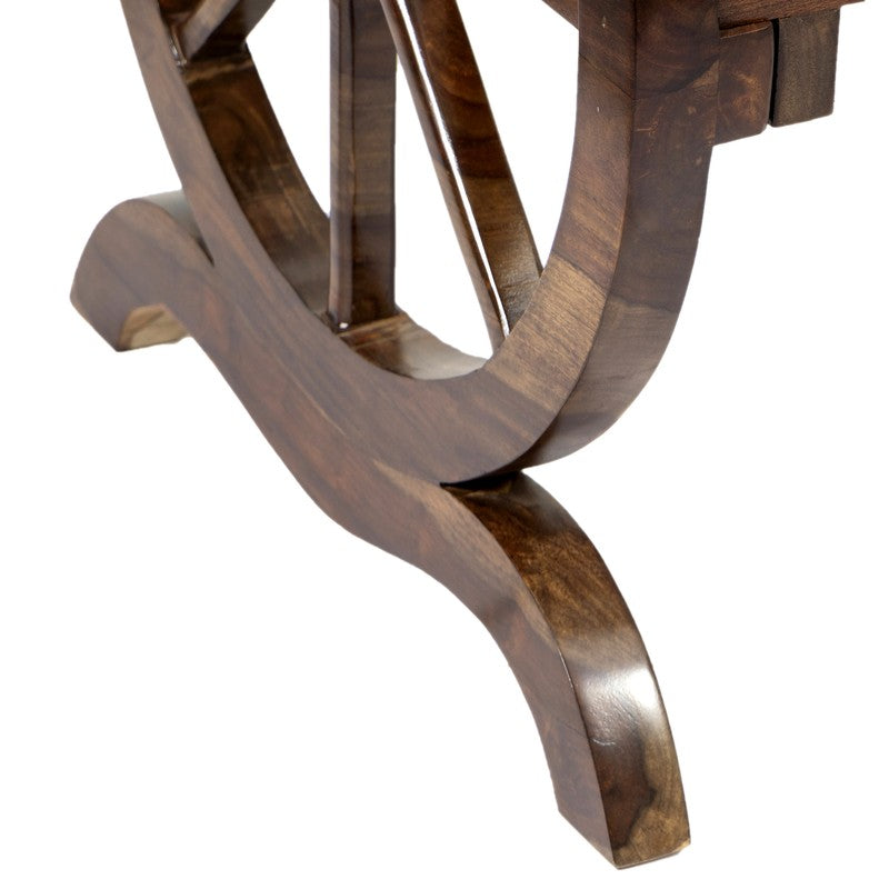 Vynex Sheesham Wooden Bench - Brown media 7
