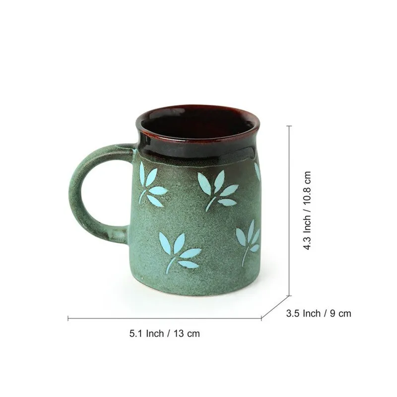 Ambrosia Ceramic Coffee Mug (400 mL Each) - Set of Six media 7