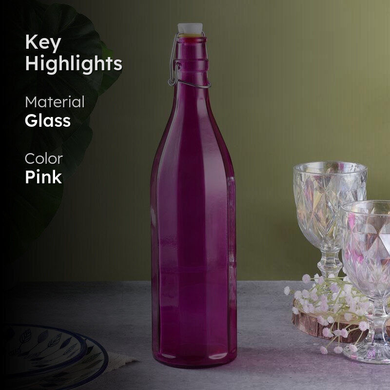 Vintage Fliptop Bottle - Purple media 2