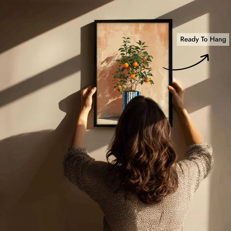 Florava Canvas Wall Painting With Black Frame media 5