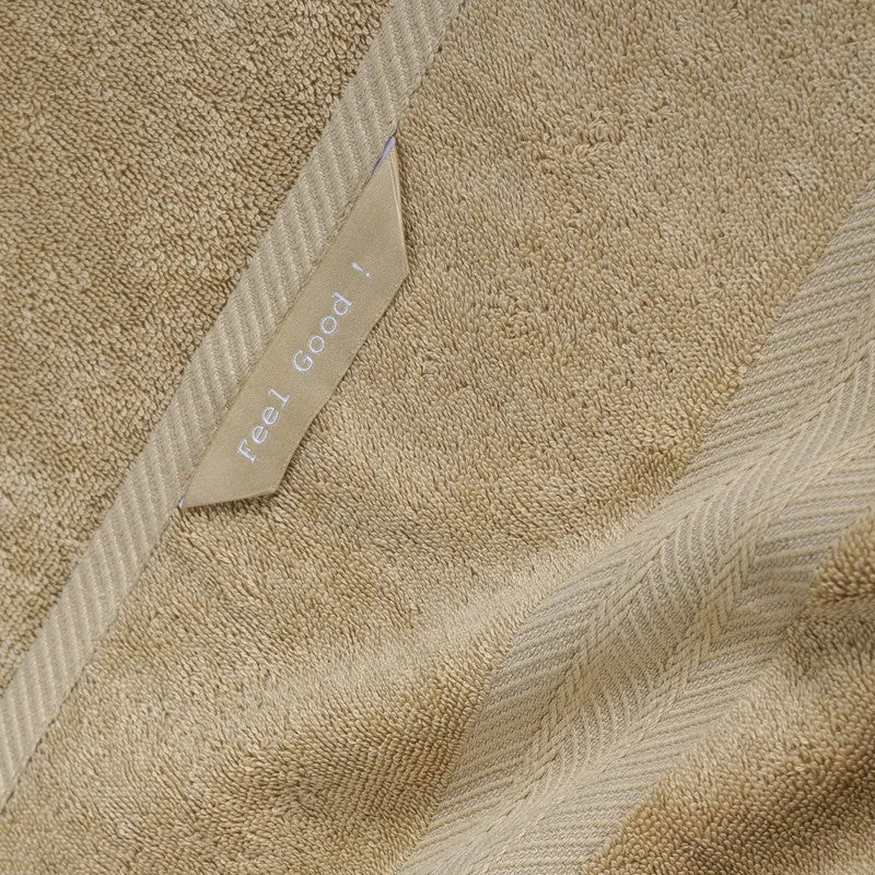 PlushAura Cotton Towel Sets (Camel) - Set of Four media 6
