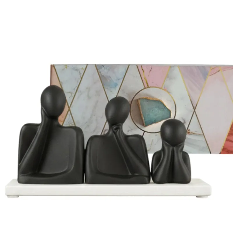 Trio Harmony Resin Showpiece media 7