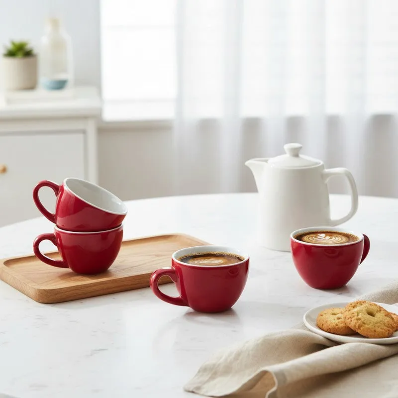 Mystic Ceramic Tea Cup (80 mL Each) - Set Of Four media 3