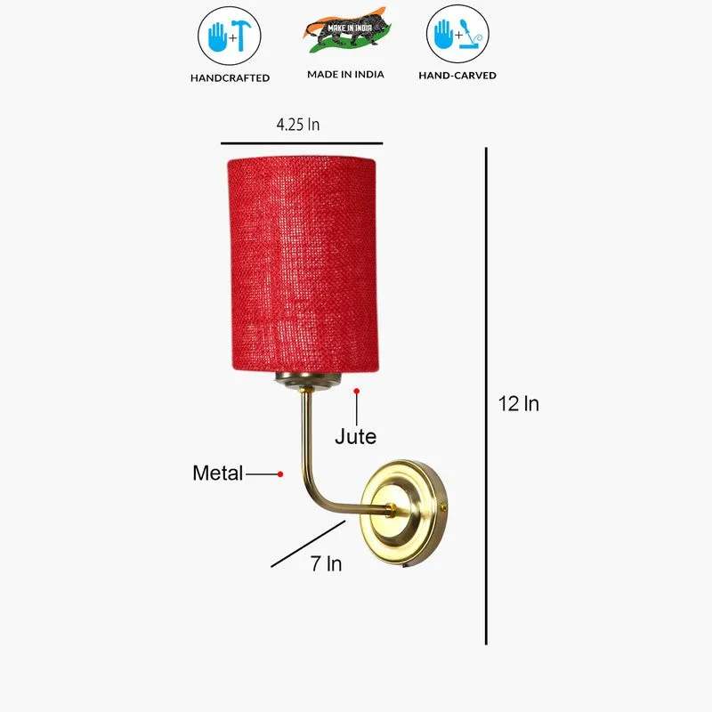 Lumoire Metal Wall Lamp - Maroon media 8