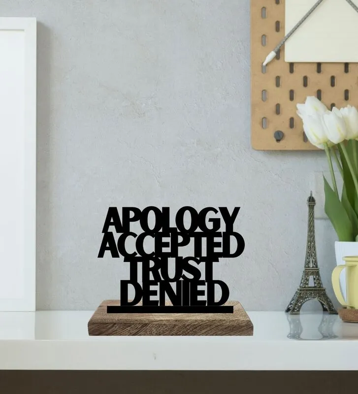 Assertive Empowerment Typography Showpiece - Set Of Two media 4