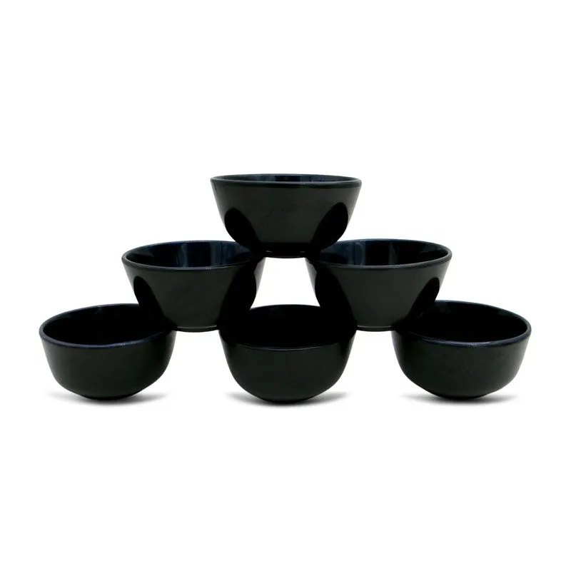 Sapphire Melamine Snack Bowls (140 mL Each) - Set of Six media 7