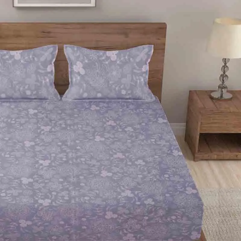 Gairdn Bedsheet (Blue) - 140 GSM media 1